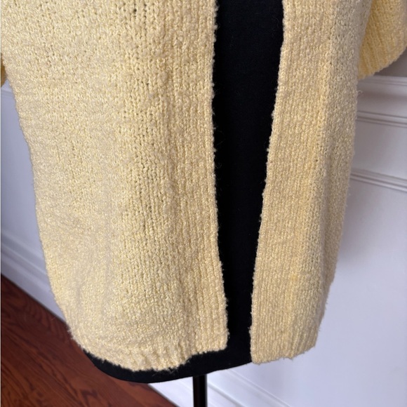 Vintage LeRoy Knitwear yellow cardigan size M - Picture 9 of 10